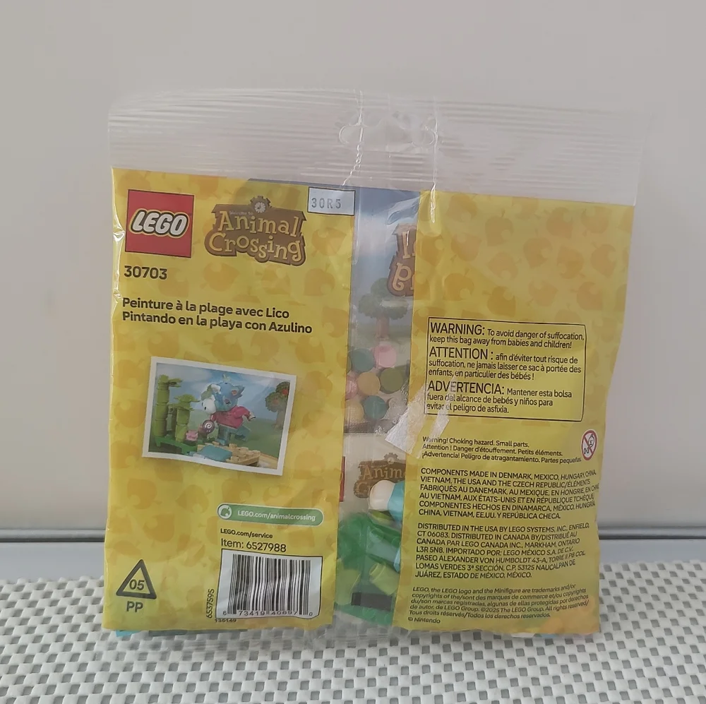 Lego 30703 Julian's Beach Painting Animal Crossing NWT Building Toy Set Unicorn